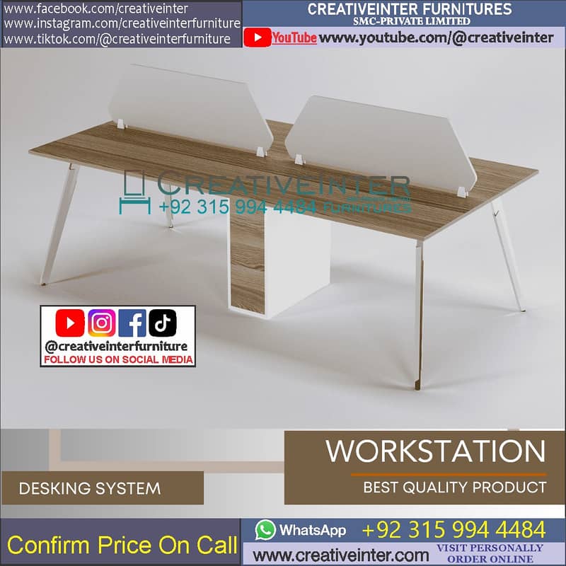 Office workstation table front desk Executive chair meeting gamin sofa 3