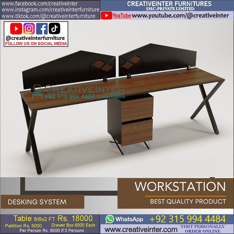 Office workstation table front desk Executive chair meeting gamin sofa 13