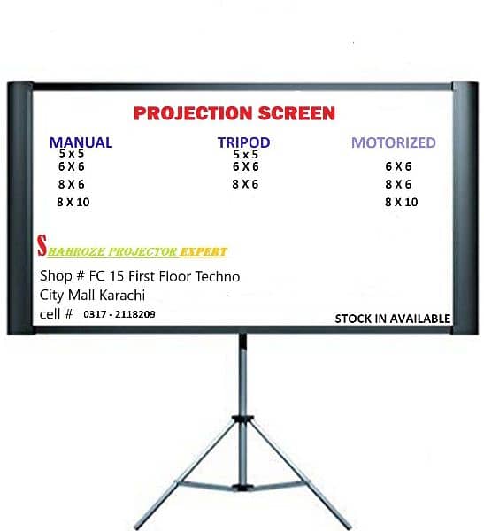 (6x6Multimedia Projector screen o31721182o9 5