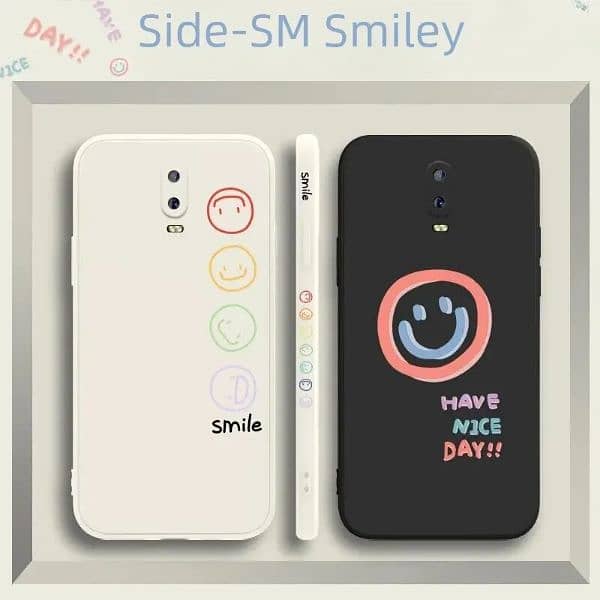 Smiley Face Silicone Case R17 Oppo Phone Simple Design Few People K9s 1