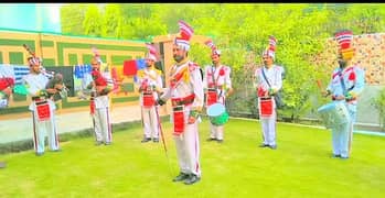 Fuaji Pipe Band Baja | Dhol For Mehandi | Barat Event | Fauji Band