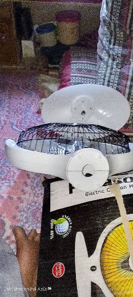 Pedestal Fan shape electric Heater. 1