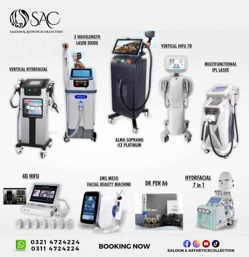 ND yag laser hair removal machines Soprano Alma platinum ice 11