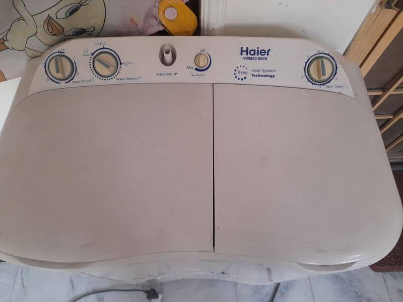 Haier HWM80 Twin Washing Machine 8KG 2