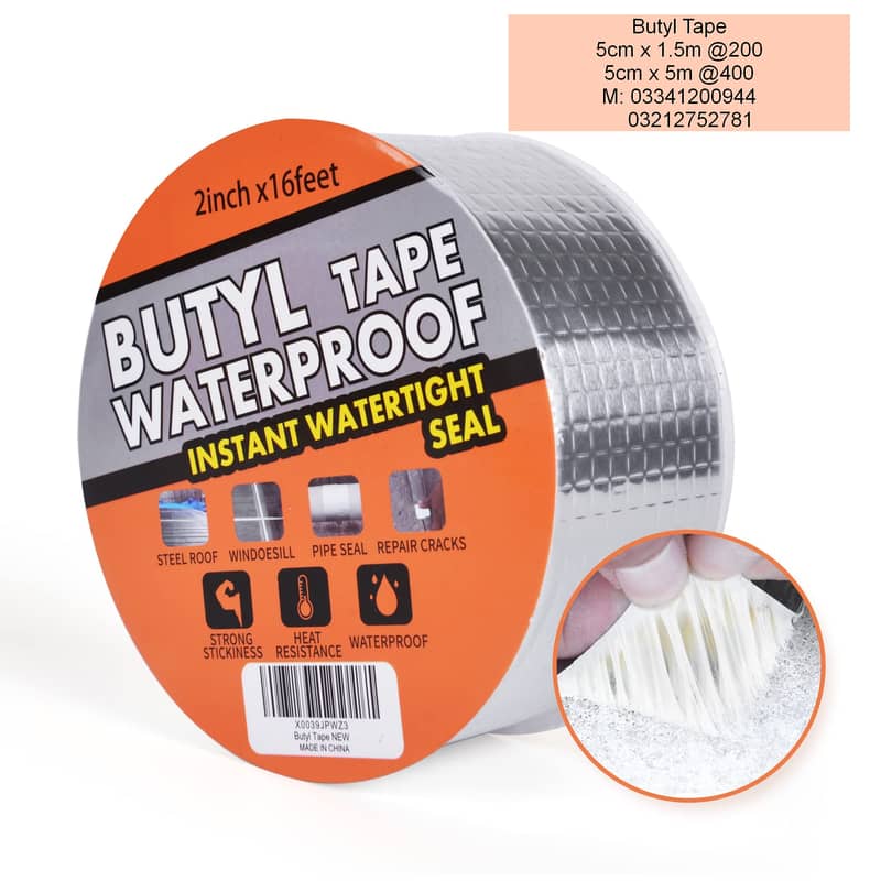 Butyl Butile waterproof tape aluminium repair sealing joint 0