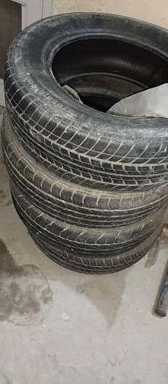 Toyota and honda Civic tyre
