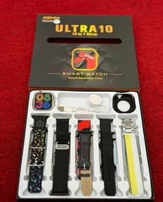 NEW SMART WATCH ULTRA 10 IN 1 BOX (FREE DELIVERY ALL OVER PAKISTAN)
