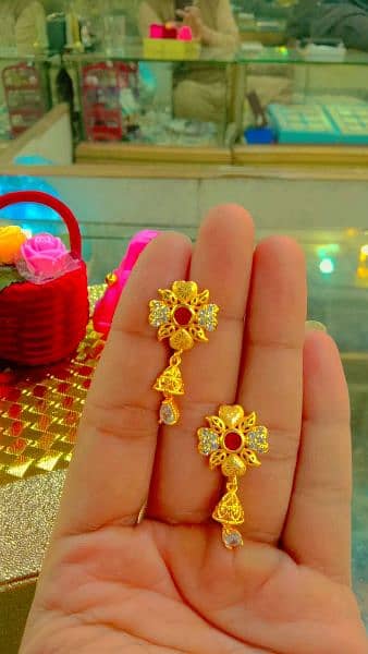 gold palated jewellery Sona ka Pani karvy 1 karet gold ring 7
