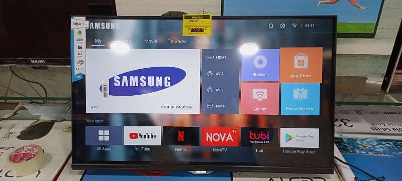 LED TV 32 INCH SAMSUNG ANDROID 4K UHD NEW IMPORT 1