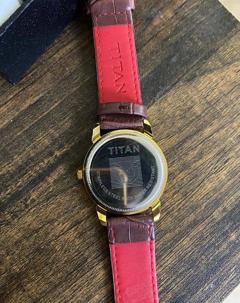 Titan Men Watches New With Leather Strap 3