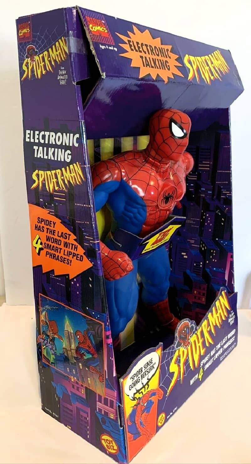 1994 Toy Biz Electronic Talking 16"inch Spider-Man Action Figure 1