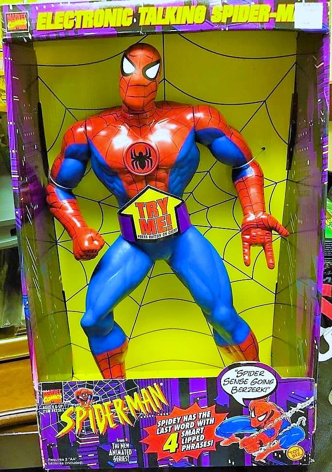 1994 Toy Biz Electronic Talking 16"inch Spider-Man Action Figure 3