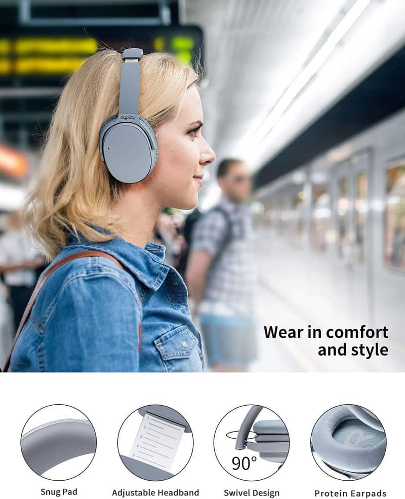 Dyplay Urban Traveller ANC Bluetooth Headphone With Box & Without Box 2