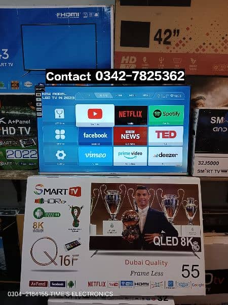 Led New 55 inch android smart led tv new model 2024 0