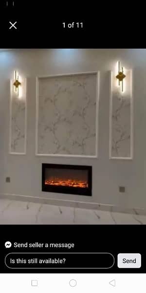 Electric fire place/gas fire places// 03057865194 whtsap 2