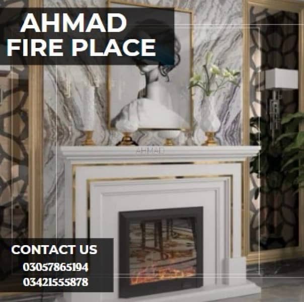 Electric fire place/gas fire places// 03057865194 whtsap 1