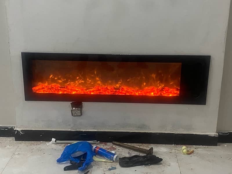 Electric fire place/gas fire places// 03057865194 whtsap 12