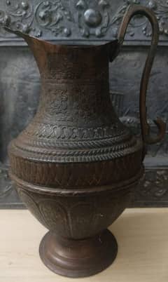 classic antique Islamic Copper Jug, Persian  What's app 03071138819