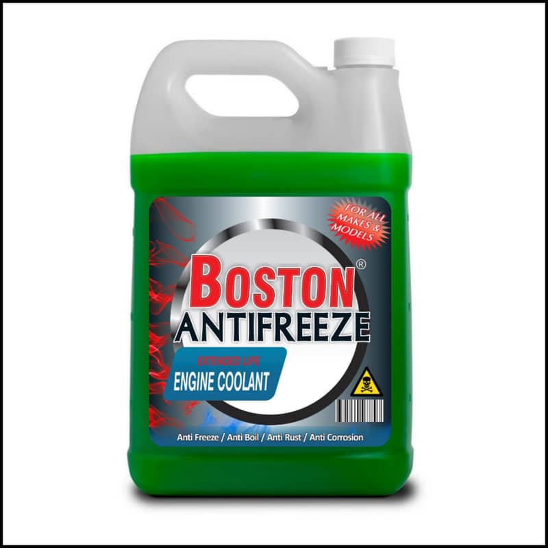 BOSTAN ANTIFREEZE ENGINE COOLANT | READY TO USE | 4 LITRE | GREEN | 1