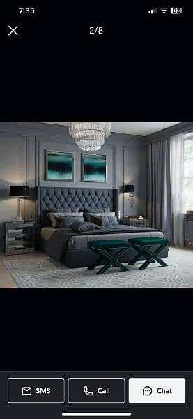 bed set | side tables | Wardrobe | wooden bed set | bed dressining 12