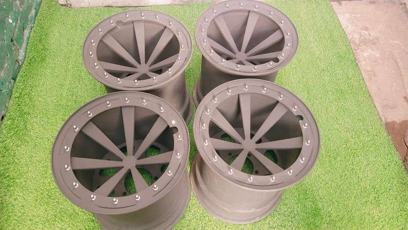 steel deep rims For car And jeep available CoD All of P 1