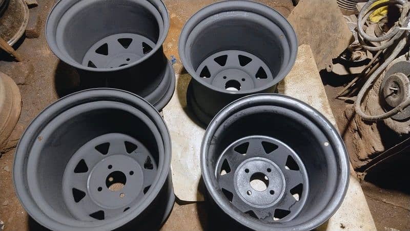 steel deep rims For car And jeep available CoD All of P 3