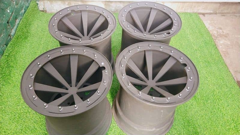 steel deep rims For car And jeep available CoD All of P 6