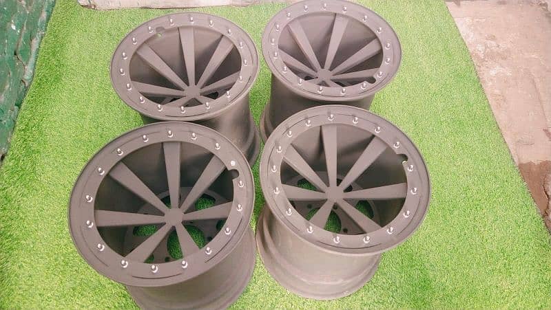 steel deep rims For car And jeep available CoD All of P 8