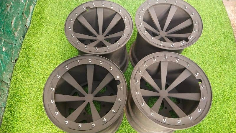 steel deep rims For car And jeep available CoD All of P 9