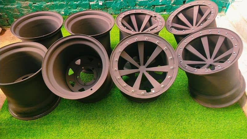 steel deep rims For car And jeep available CoD All of P 10