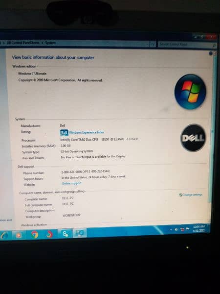 Dell PC intel Core 2 Due (80GB)+(2GB) & HP Lcd 17" inch 5