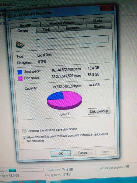 Dell PC intel Core 2 Due (80GB)+(2GB) & HP Lcd 17" inch 6