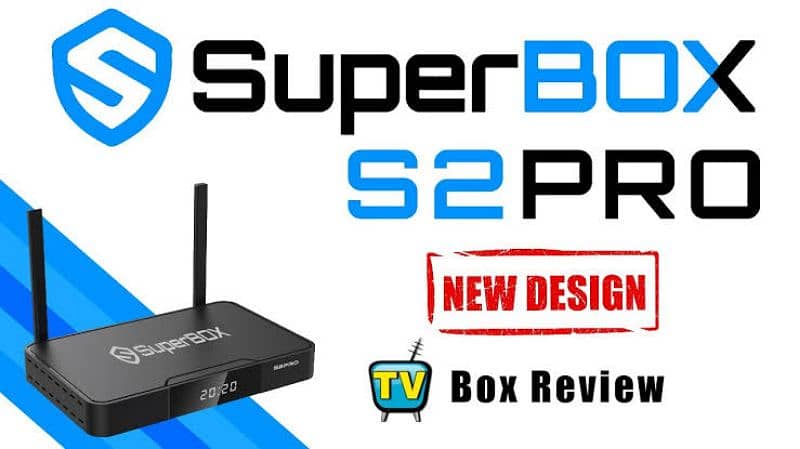 Superbox S2 Pro 2gb 16gb Media Player, 6K TV Dual-Band Wi-Fi 2.4G/5G 2