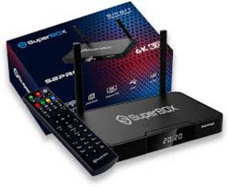 Superbox S2 Pro 2gb 16gb Media Player, 6K TV Dual-Band Wi-Fi 2.4G/5G 3
