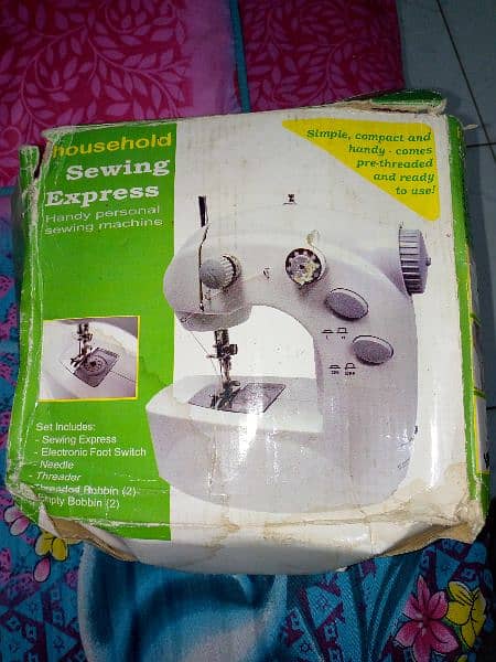 Sewing machine cell & charger operated 1