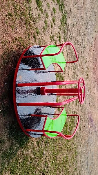 swing , slides , trampoline 11