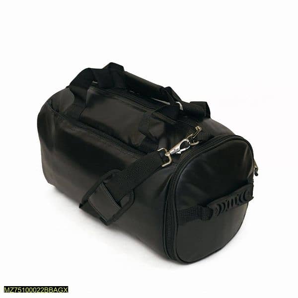 Leather Luggage bag Black 1
