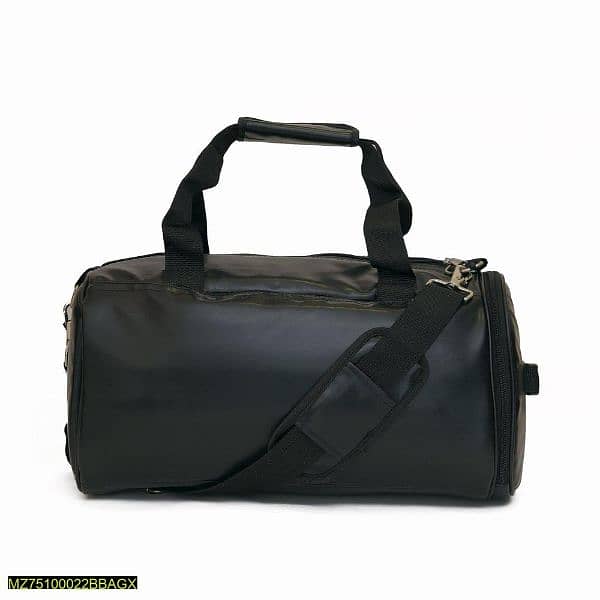 Leather Luggage bag Black 3