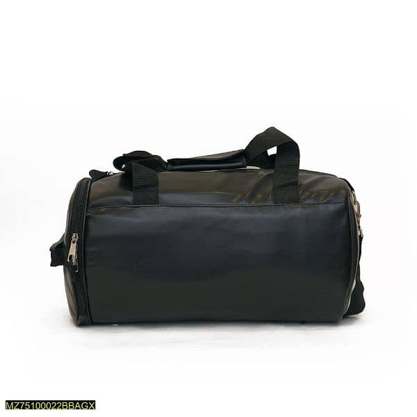 Leather Luggage bag Black 5
