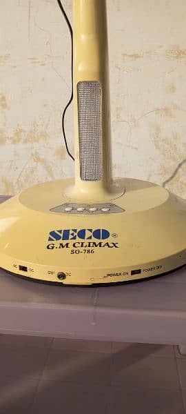 rechargeable fan SECO- 786 AC/ DC 1