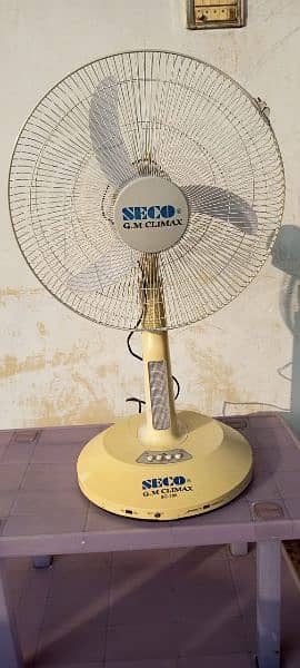 rechargeable fan SECO- 786 AC/ DC 3