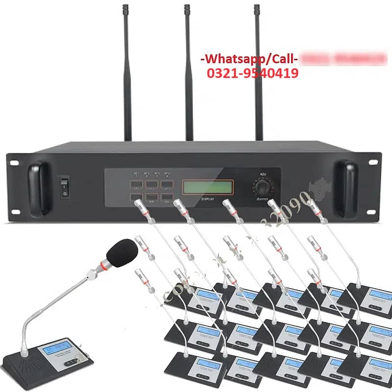 Audio Video Conferencing System, Delegate audio System, Wireless Audio 2