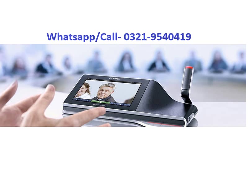 Audio Video Conferencing System, Delegate audio System, Wireless Audio 3