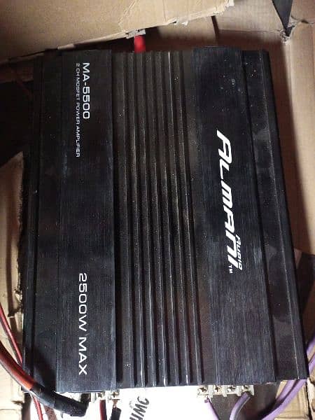 amp or woofr new condition 3
