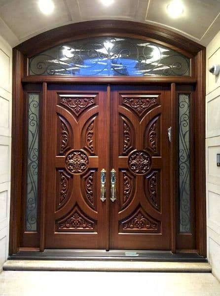 Wooden Door/Engineering Doors/Semi solid wooden door/Panel doors 5