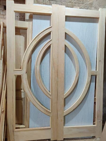 Wooden Door/Engineering Doors/Semi solid wooden door/Panel doors 7