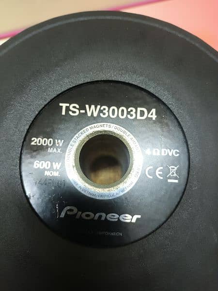 pioneer spl 3003 d4 woofer for car audio amplifier sound system 4