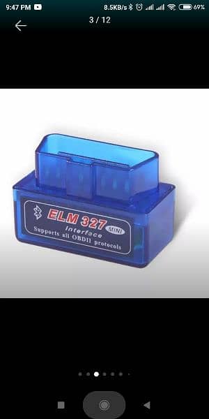 Super Mini ELM 327 Bluetooth V 2.1 OBD2 Diagnostic Scanner Tool 4