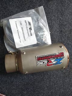made in UK Z racing universal exhaust very loud and and heavy sound
