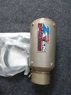 made in UK Z racing universal exhaust very loud and and heavy sound